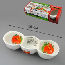 Форма для запекания ЗАПЕЧЕННЫЕ ПОМИДОРЫ 26*10*5,8 СМ цв.уп. 598091